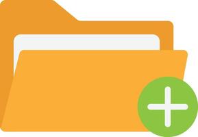 Add Folder Plus vector