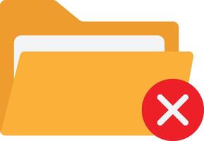 Delete Folder Files vector