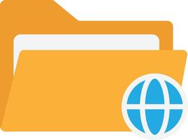 Folder File Internet vector
