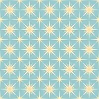 Blue geometric seamless pattern. Repeating geometrical star shapes. Retrofuturism abstract blue background. illustration vector