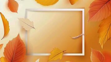 Autumn Leaves Frame photo