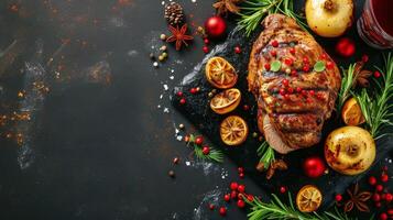 Christmas Steak Dinner photo