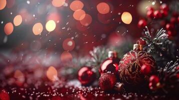 Christmas Tree Ornaments and Lights photo