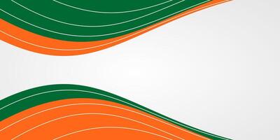 Abstract background of Indian Independence theme, Annual Holiday. Free Copy Space Area vector