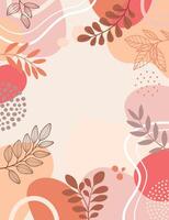 background with beautiful.background for design. Colorful background with tropical plants. vector