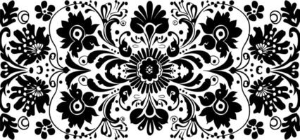 Simple Pattern Decorative Border Design vector