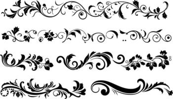 Simple Pattern Decorative Border Design vector