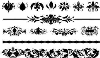 Simple Pattern Decorative Border Design vector