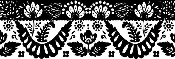 Simple Pattern Decorative Border Design vector