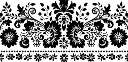Simple Pattern Decorative Border Design vector