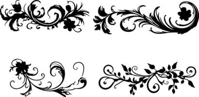 Simple Pattern Decorative Border Design vector
