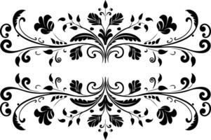 Simple Pattern Decorative Border Design vector