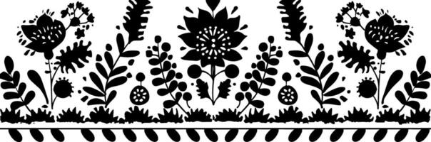 Simple Pattern Decorative Border Design vector