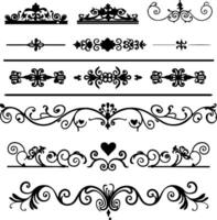 Simple Pattern Decorative Border Design vector