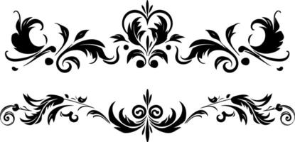 Simple Pattern Decorative Border Design vector