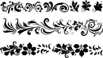 Simple Pattern Decorative Border Design vector