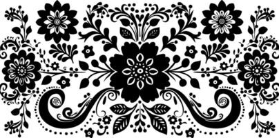 Simple Pattern Decorative Border Design vector