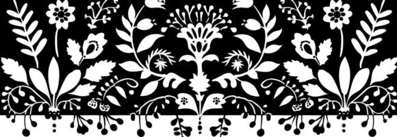 Simple Pattern Decorative Border Design vector