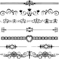 Simple Pattern Decorative Border Design vector