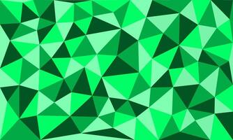 Abstract polygon green color texture. Modern triangle pattern background illustration template for decoration, surface, advertising, idea, artwork, landing page, banner, poster, display vector