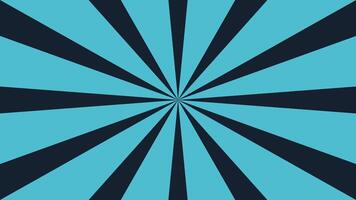 a blue and black background with a sunburst pattern vector