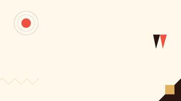 a white background with a red and black triangle vector