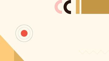 a white and yellow background with a red and black arrow vector