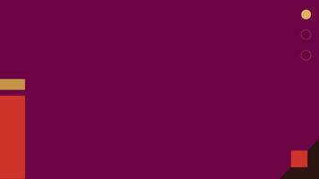 a purple and gold background with a red and yellow square vector