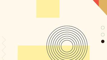 a colorful abstract background with circles and lines vector