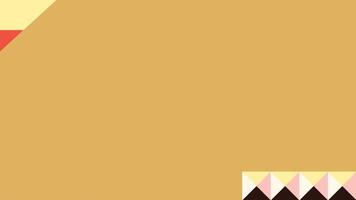 a yellow and brown background with a geometric pattern vector