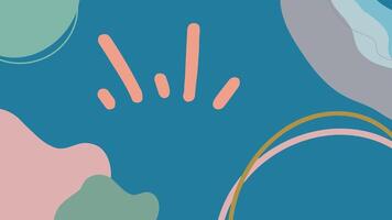 a colorful abstract background with a hand and a circle vector