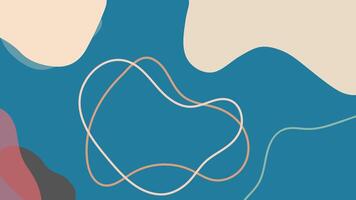 a blue and pink abstract background with a heart shape vector