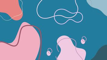 a colorful abstract background with various shapes vector