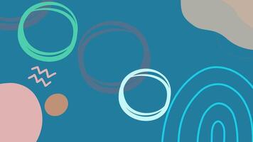 a colorful abstract background with circles and shapes vector