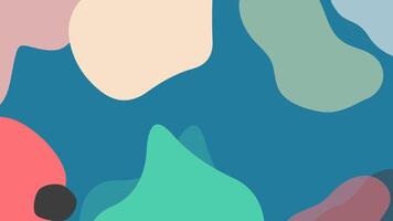 a colorful abstract background with many shapes vector