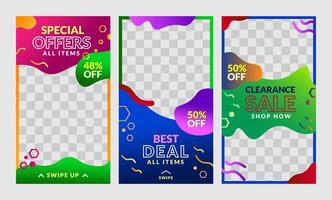 a set of templates suitable for your professional business vector