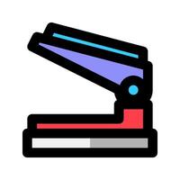 Hole punch flat icon. office, work and school equipment. suitable for interfaces, websites, UI and mobile applications. vector