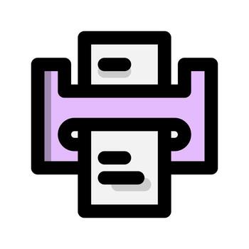 Laminating machine flat icon. technology, computer, device. suitable for interfaces, websites, UI and mobile apps. vector