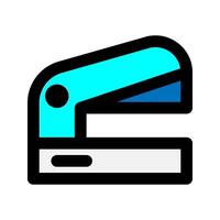 Staples flat icon. school, work, paper, office. suitable for interfaces, websites, UI and mobile applications. vector
