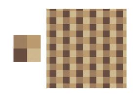 brown square pattern design drawing vector