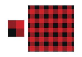 red black square pattern design drawing vector