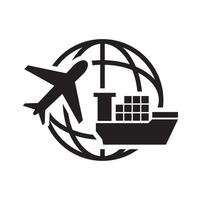 freight forwarding icon vector