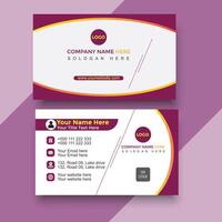 Business card with square shapes design vector