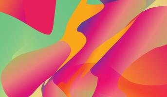 Colorful abstract background. Simple design with overlay shapes. vector