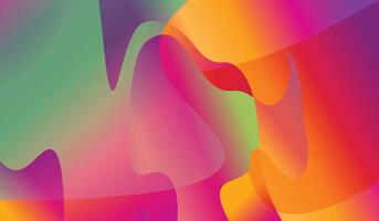 Colorful abstract background. Simple design with overlay shapes. vector
