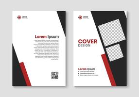 Book cover layout design template. Creative background template for annual report, brochure, presentation, booklet, flyer. vector