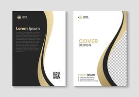 Book cover layout design template. Creative background template for annual report, brochure, presentation, booklet, flyer. vector