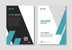 Book cover layout design template. Creative background template for annual report, brochure, presentation, booklet, flyer. vector