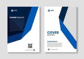 Book cover layout design template. Creative background template for annual report, brochure, presentation, booklet, flyer. vector