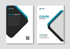 Book cover layout design template. Creative background template for annual report, brochure, presentation, booklet, flyer. vector